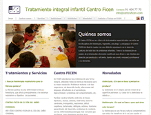 Tablet Screenshot of centrofisioterapiainfantil.com
